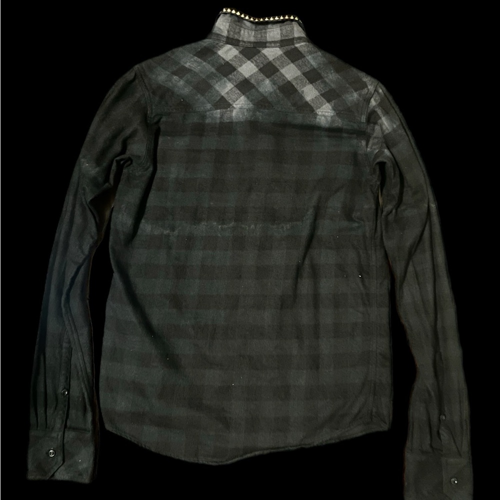 Zac Vargas Black Faded Flanne